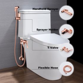Bidet Sprayer for Toilet, Handheld Cloth Diaper Sprayer, Bathroom Sprayer Kit Spray Attachment with Hose, Stainless Steel Easy Install Great Water Pre