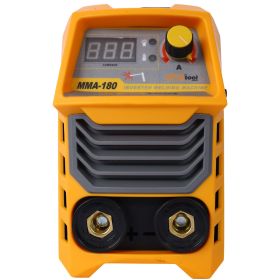110/220V MMA Welder, 180A Stick ARC Welding Machine IGBT Inverter Digital Display LCD Hot Start Welder with Electrode Holder, Work Clamp, Input Power