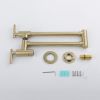 Folding faucet, Pot Filler Faucet Wall Mount