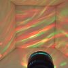 1 Set LED Water Pattern Starry Sky Light; Remote Control Aurora Projection Light; USB Plug-in Bedside Atmosphere Light; Small Magic Ball Stage KTV Hot