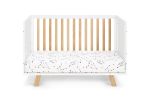 Livia 3-in-1 Convertible Island Crib White/Natural