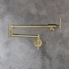 Folding faucet, Pot Filler Faucet Wall Mount