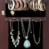 8 LEDs Jewelry Cabinet Armoire with Beveled Edge Mirror, Gorgeous Jewelry Organizer Large Capacity