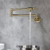 Folding faucet, Pot Filler Faucet Wall Mount