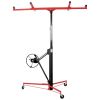 Drywall Lift Panel 11' Lift Drywall Panel Hoist Jack Lifter, RED+BLACK