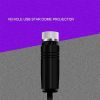 1pc LED Car Roof Star Atmosphere Lights Projector Light Interior Ambient Atmosphere Galaxy Lamp Decoration Light USB Plug