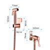 Bidet Sprayer for Toilet, Handheld Cloth Diaper Sprayer, Bathroom Sprayer Kit Spray Attachment with Hose, Stainless Steel Easy Install Great Water Pre
