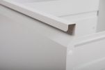 Lateral File Cabinet 4 Drawer, White Filing Cabinet with Lock, Lockable File Cabinet for Home Office, Locking Metal File Cabinet for Legal/Letter/A4/F