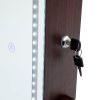 8 LEDs Jewelry Cabinet Armoire with Beveled Edge Mirror, Gorgeous Jewelry Organizer Large Capacity