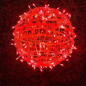LED Vine Bal Light Waterproof Christmas Holiday Decorative String Lights (Option: Red Shell Red-30cm Highlight)