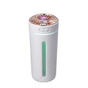 Phantom Cup Air Humidifier Silent Colorful Diffuser (Option: White-Charge-USB)