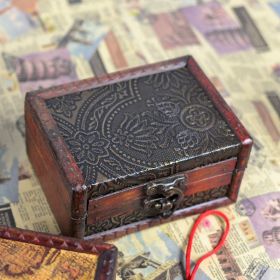 European style antique desktop storage box (Option: Antique Style)