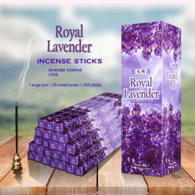 India Genuine Goods Aromatherapy Incense Handmade Joss-stick (Option: 568 Lavender Big Box)