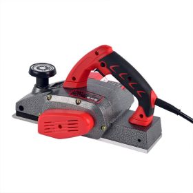 Household Desktop Electric Push Planer Planer Carpenter Small Wood Planer Tool (Option: Red-82electric planer-220V)
