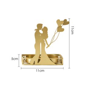 Candlestick Romantic Home Shooting Props Wedding Decoration Candlestick (Option: B)