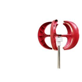 300W Red Lantern Shaped Miniature Wind Turbine Wind Generator Set (Option: Red-12v400wcontroller)