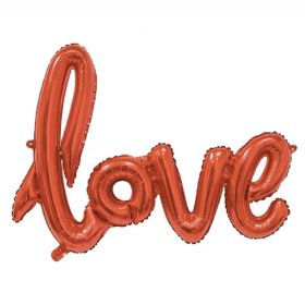 Large Birthday Party Background Wall Balloon (Option: Red LOVE)