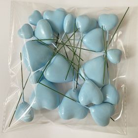 Cake Decorative Colorful Flag (Option: Love Blue 20pc)