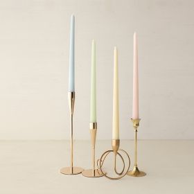 Colored Retro Long Pole Tasteless Candle Wedding Banquet (Option: Candy Color)