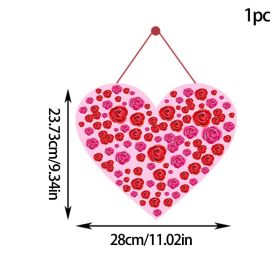 Valentine's Day Multi-pink Love Pendant (Option: 1pcs Set-Style Six)