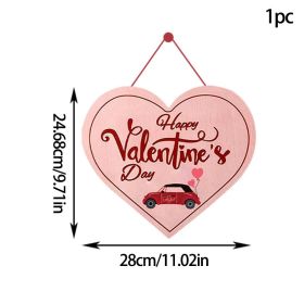 Valentine's Day Multi-pink Love Pendant (Option: 1pcs Set-Style Nine)