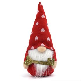 2024 Valentine's Day Faceless Doll Love Envelope Rudolf Valentine's Day Gift Doll Fabric Dwarf (Option: Style B)