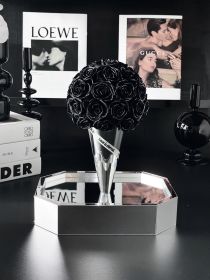 Flower Ice Cream Rose Creative Acrylic Jewelry (Option: Oreo-24x18x28cm)