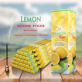 India Genuine Goods Aromatherapy Incense Handmade Joss-stick (Option: 580 Lemon Big Box)
