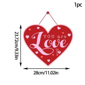 Valentine's Day Multi-pink Love Pendant (Option: 1pcs Set-Style Ten)
