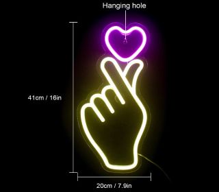 LED Neon Light Sports Bar Glowing Wall Decoration Pendant (Option: KL113-Unadjustable Brightness)