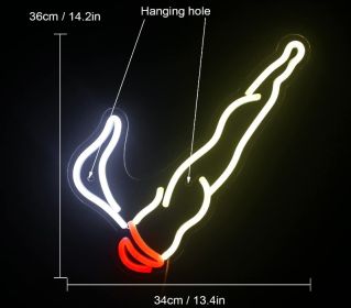 LED Neon Light Sports Bar Glowing Wall Decoration Pendant (Option: KL110-Unadjustable Brightness)