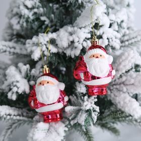 Christmas Decoration Plastic Christmas Stockings Crutch Pendant (Option: Backpack For The ElderlyYes)