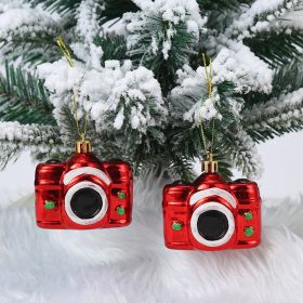 Christmas Decoration Plastic Christmas Stockings Crutch Pendant (Option: Camerapair)