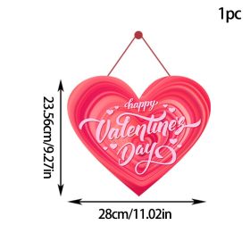 Valentine's Day Multi-pink Love Pendant (Option: 1pcs Set-Style Seven)
