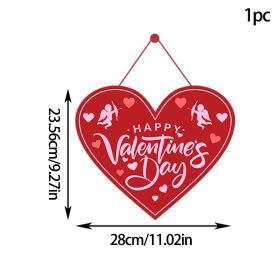 Valentine's Day Multi-pink Love Pendant (Option: 1pcs Set-Style Three)