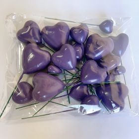 Cake Decorative Colorful Flag (Option: Love Purple 20pc)