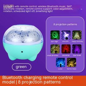 Atmosphere Decorative Lamp Layout Colorful Rotating Stage Light (Option: Bluetooth Green 8 Sets-14cm)