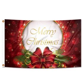 Christmas Party Decoration Festival Flag (Option: Pattern 2)