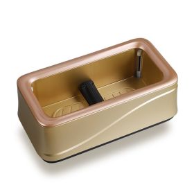 Portable Household Disposable Shoe Film Machine (Color: Gold)