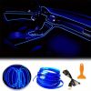 5M EL Wire Interior Car Flexible Led Strip Light Ledcare 5v USB Neon Glowing Eletroluminescent Ambient Lighting For Car Atmosphere Decroations