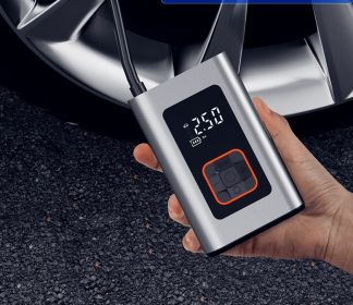 Fashionable And Personalized New Wireless Car Inflator (Option: Silvery-USB)