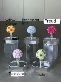 Flower Ice Cream Rose Creative Acrylic Jewelry (Option: Happy Dopamine-24x18x28cm)