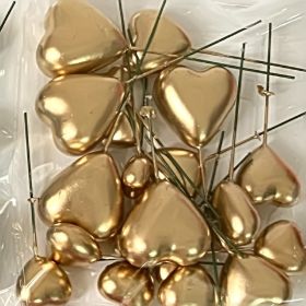 Cake Decorative Colorful Flag (Option: Love Gold 20pc)