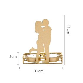 Candlestick Romantic Home Shooting Props Wedding Decoration Candlestick (Option: C)