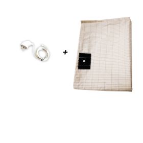 Conductive 10 Silver Fiber Grounding Bed Sheet (Option: 153x203cm-220v)