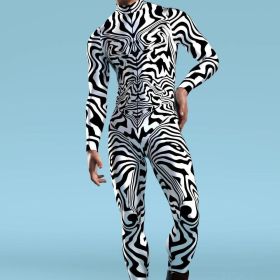 Halloween New 3D Digital Printing One-piece Play Costume (Option: VV038-Adult 2XL)